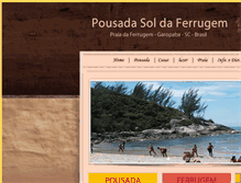 Tablet Screenshot of pousadasoldaferrugem.com.br